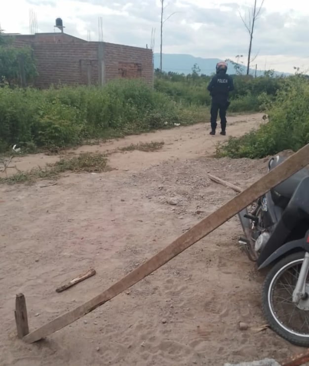 El lugar donde encontraron a la joven. Foto: HolaSalta