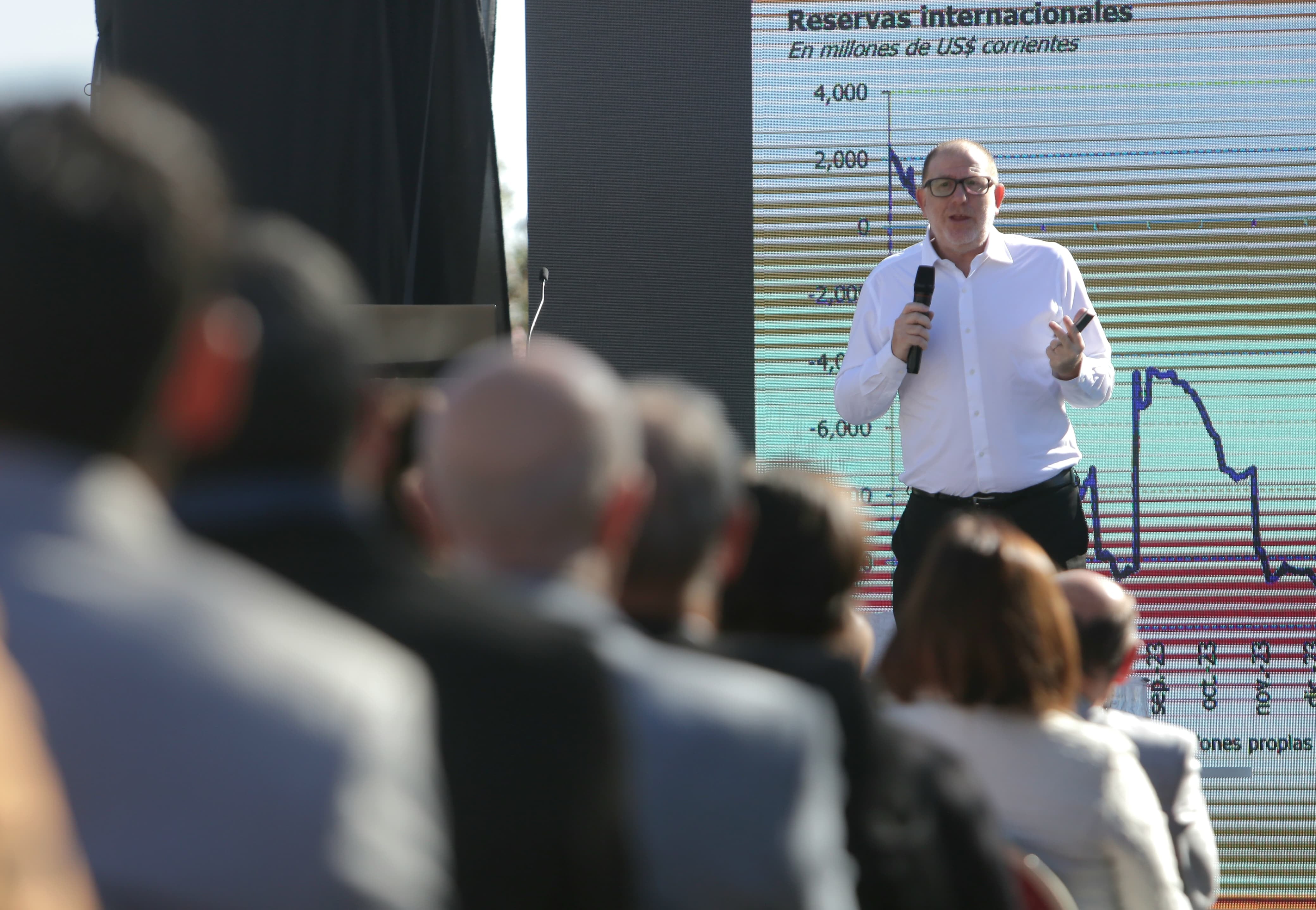 El economista Andrés Borenstein. Semana de la Industria en el parque TIC (Gentileza)