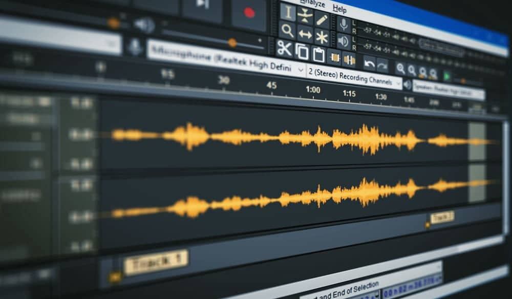 Audacity es un programa gratuito para editar audios.