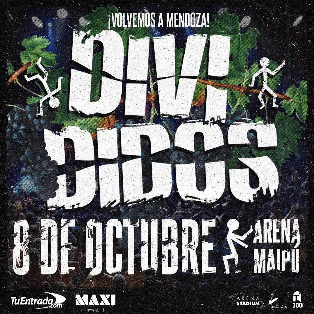 Divididos vuelve a Mendoza en octubre de 2022 (300 Producciones)