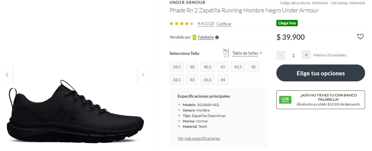 Zapatillas Under Armour