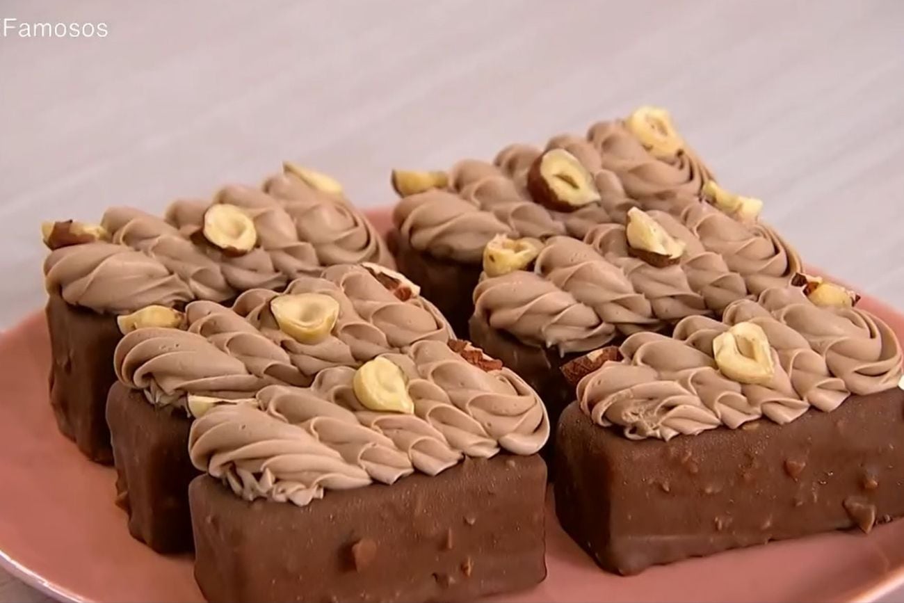 Lingotes de brownie de Bake Off Argentina.