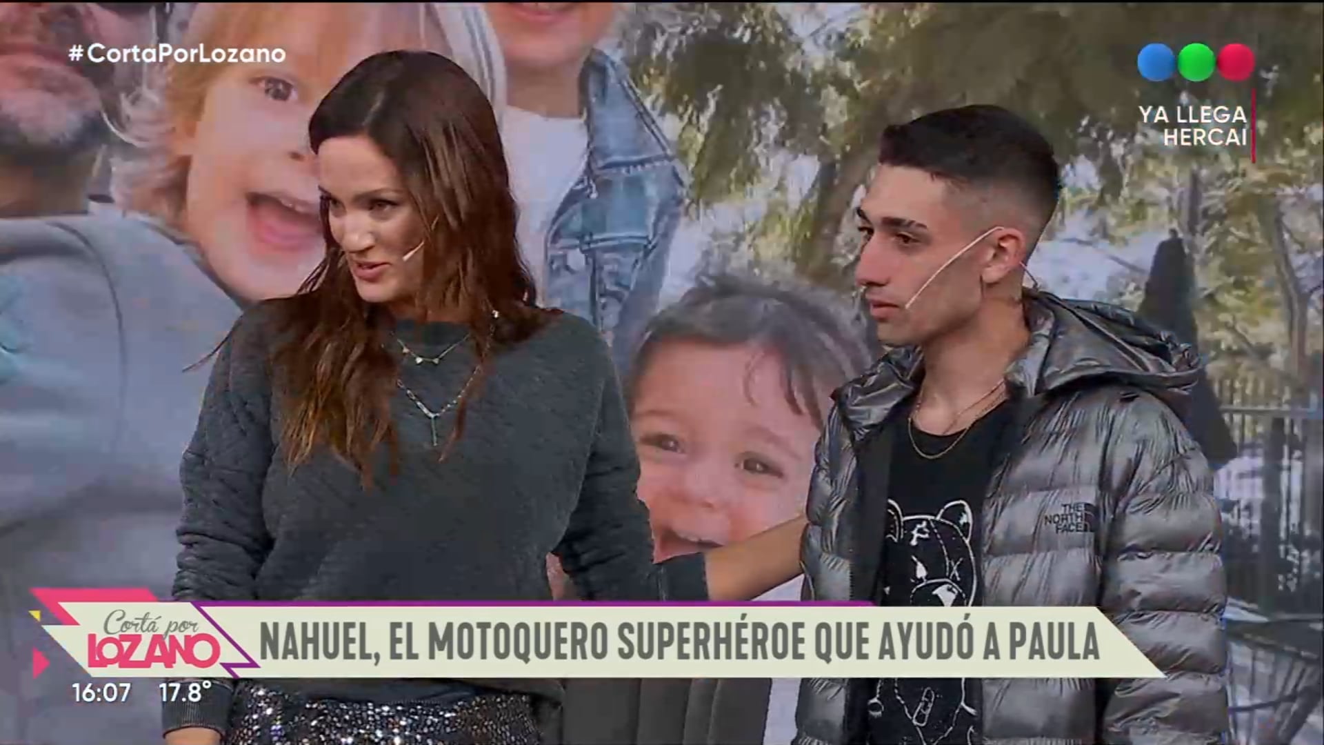 Paula Chaves encontró al “motoquero” que la ayudó en la convulsión de su hija.