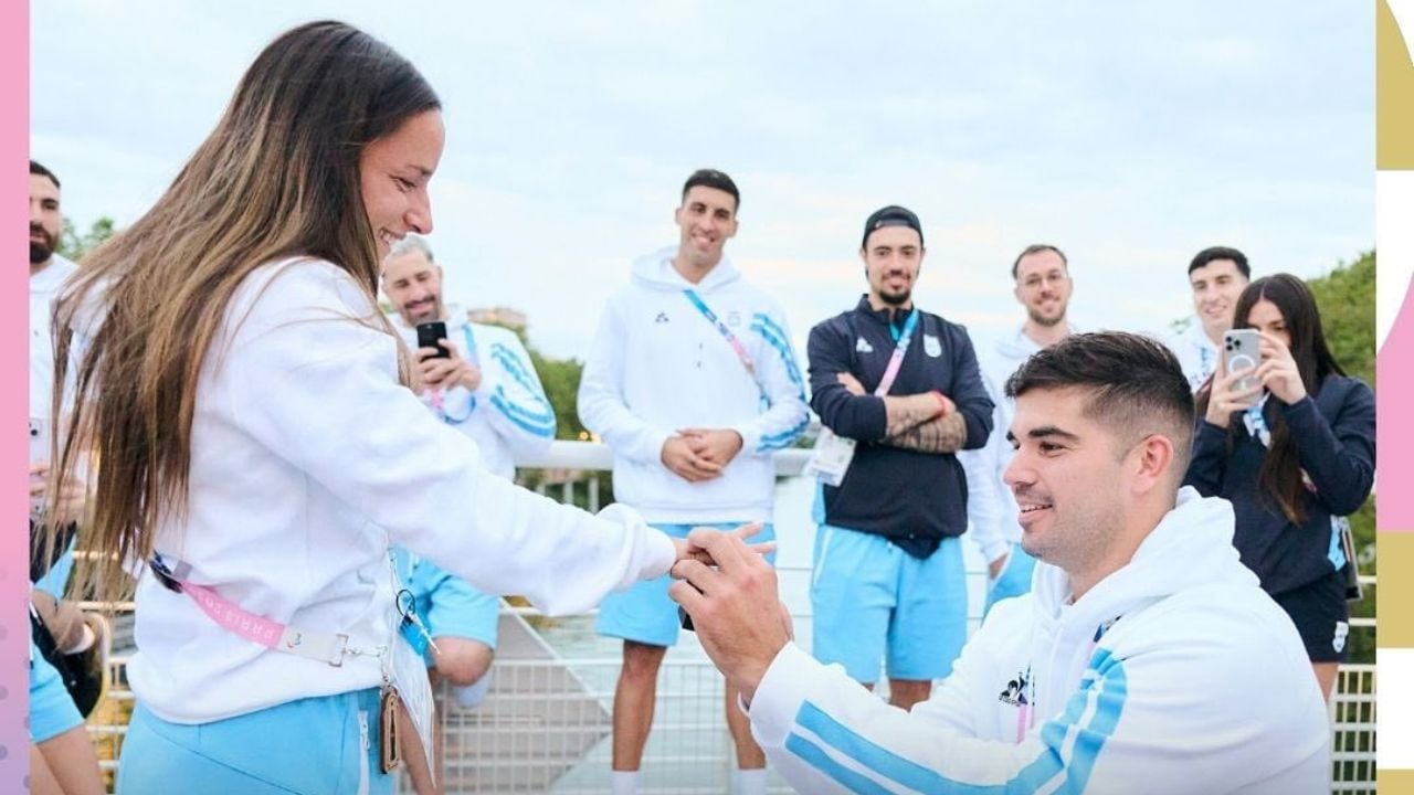 Fotos de la sorpresiva y emocionante propuesta de casamiento de Simonet a Campoy. Foto: JJ. OO. Rakuto Makino.