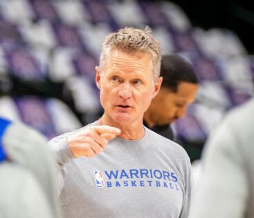 Steve Kerr, entrenador de Golden State Warriors. 