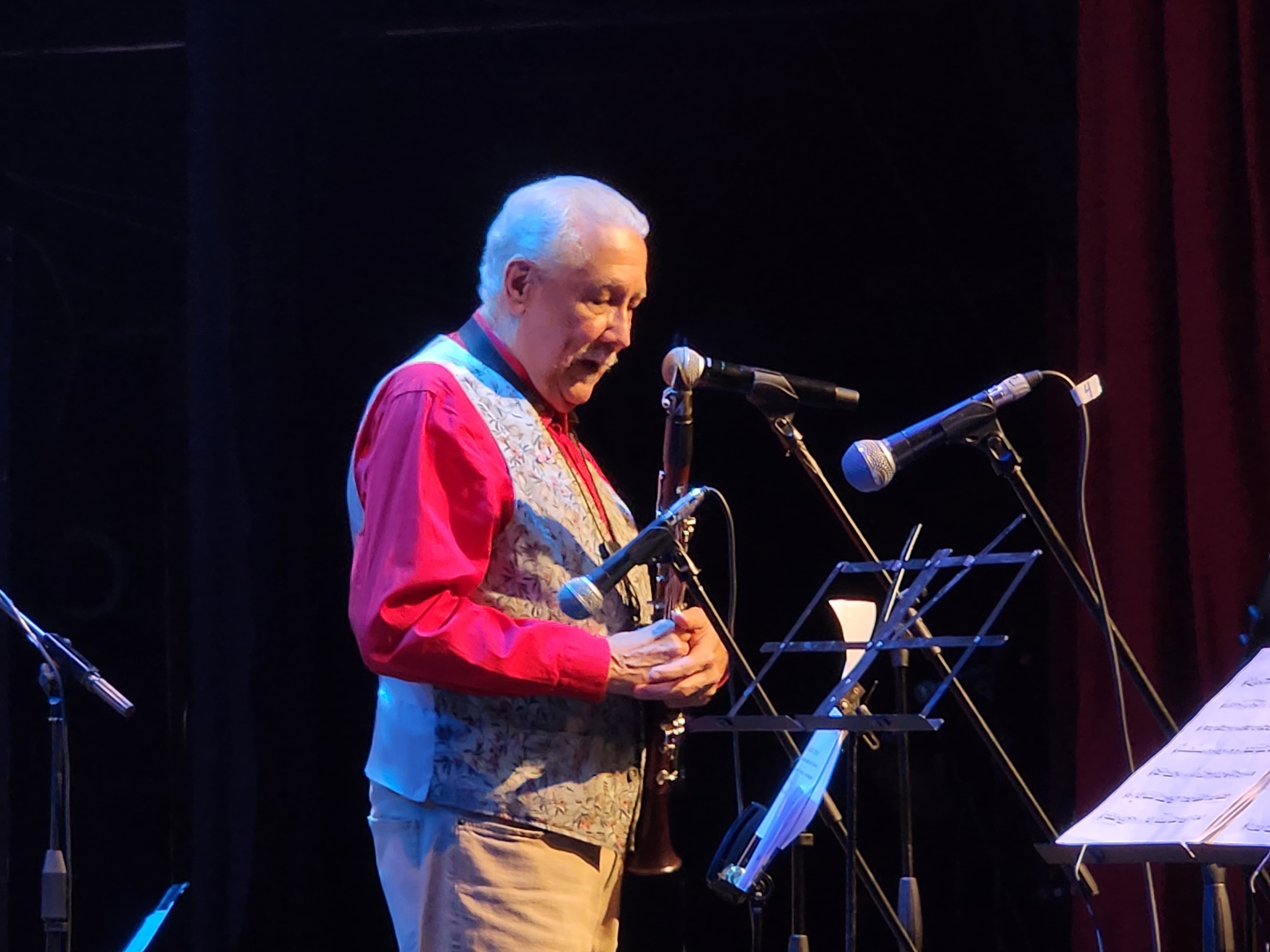 El show de Paquito D'Rivera en el teatro Plaza (Gentileza)