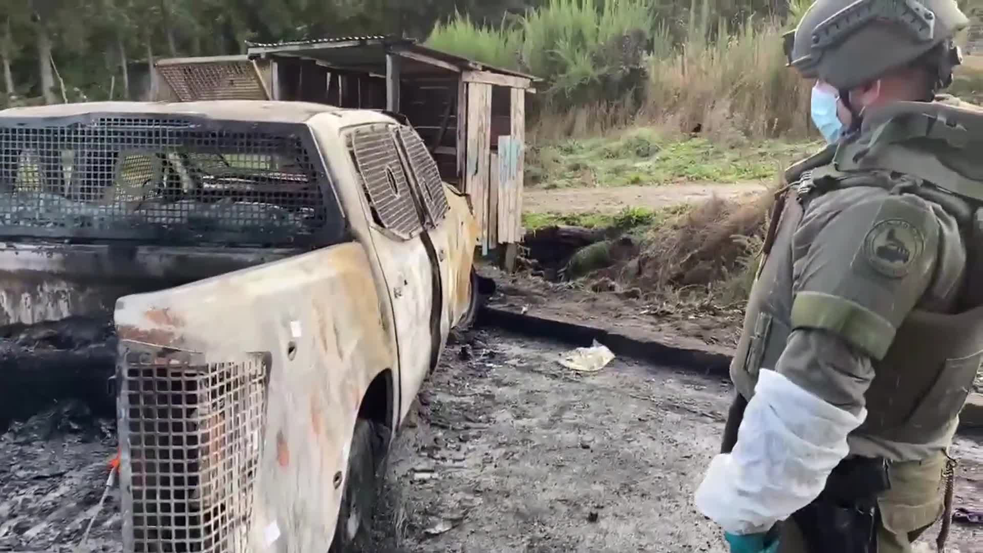 Crimen de carabineros en Chile. (Gentileza)