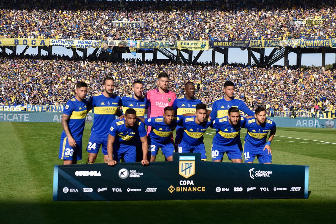 La formación de Boca campeón de la Liga Profesional 2022. / Gentileza. 