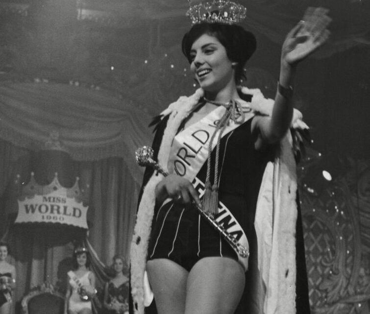 Norma Cappagli es la primera miss mundo que tuvo la Argentina. Actualmente tiene 81 años.