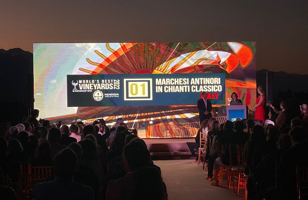 Una bodega italiana fue elegida en Mendoza como la mejor del mundo y una firma local entró el top 10 de las mejores en el certamen World’s Best Vineyard.