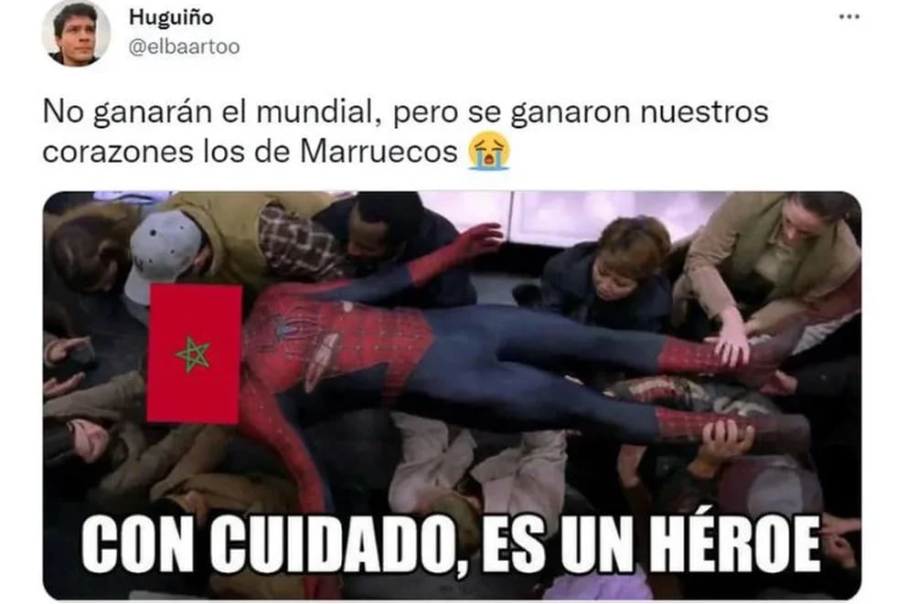 Los mejores memes del triunfo de Francia ante Marruecos. Foto: Infobae