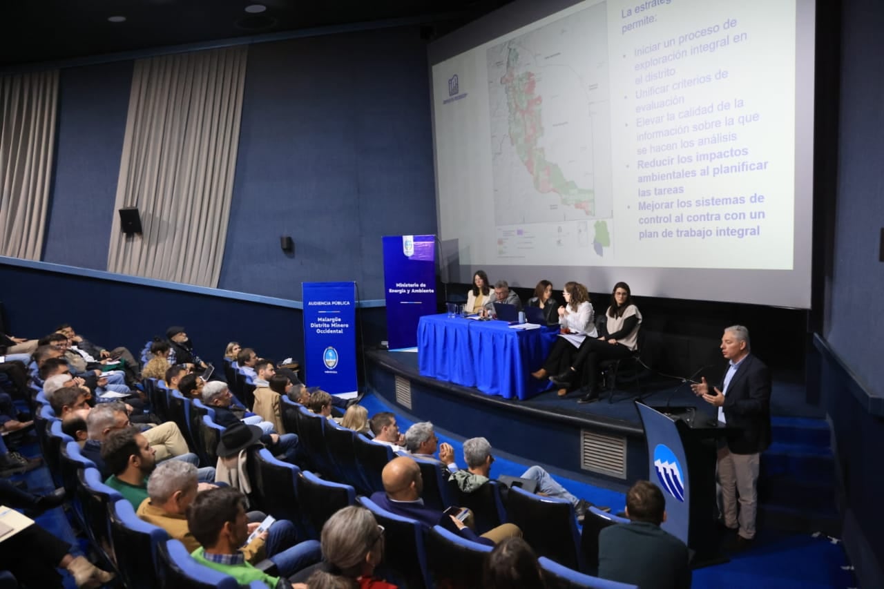 Se llevó a cabo la audiencia pública por el Distrito Minero Malargüe Occidental.