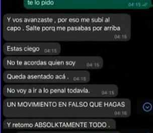 Chat de Magalí Aravena y Toto Salvio