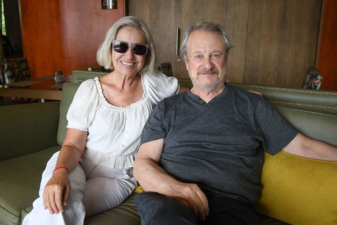 La actriz Mercedez Morán y el actor Jorge Marrale, en Mendoza realizando el film de una película en la provincia.
Foto: José Gutierrez / Los Andes