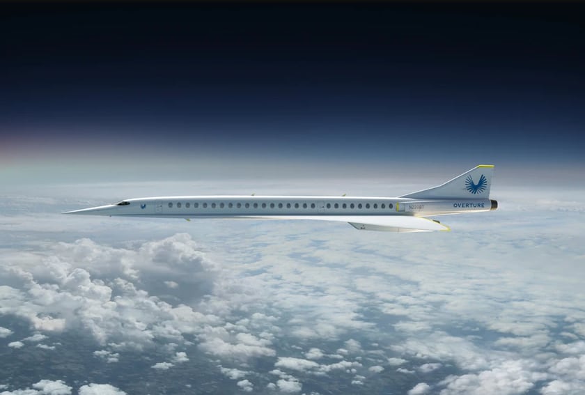 “Overture” es el nombre del nuevo avión comercial que lanzará al mercado la empresa Boom Supersonic.