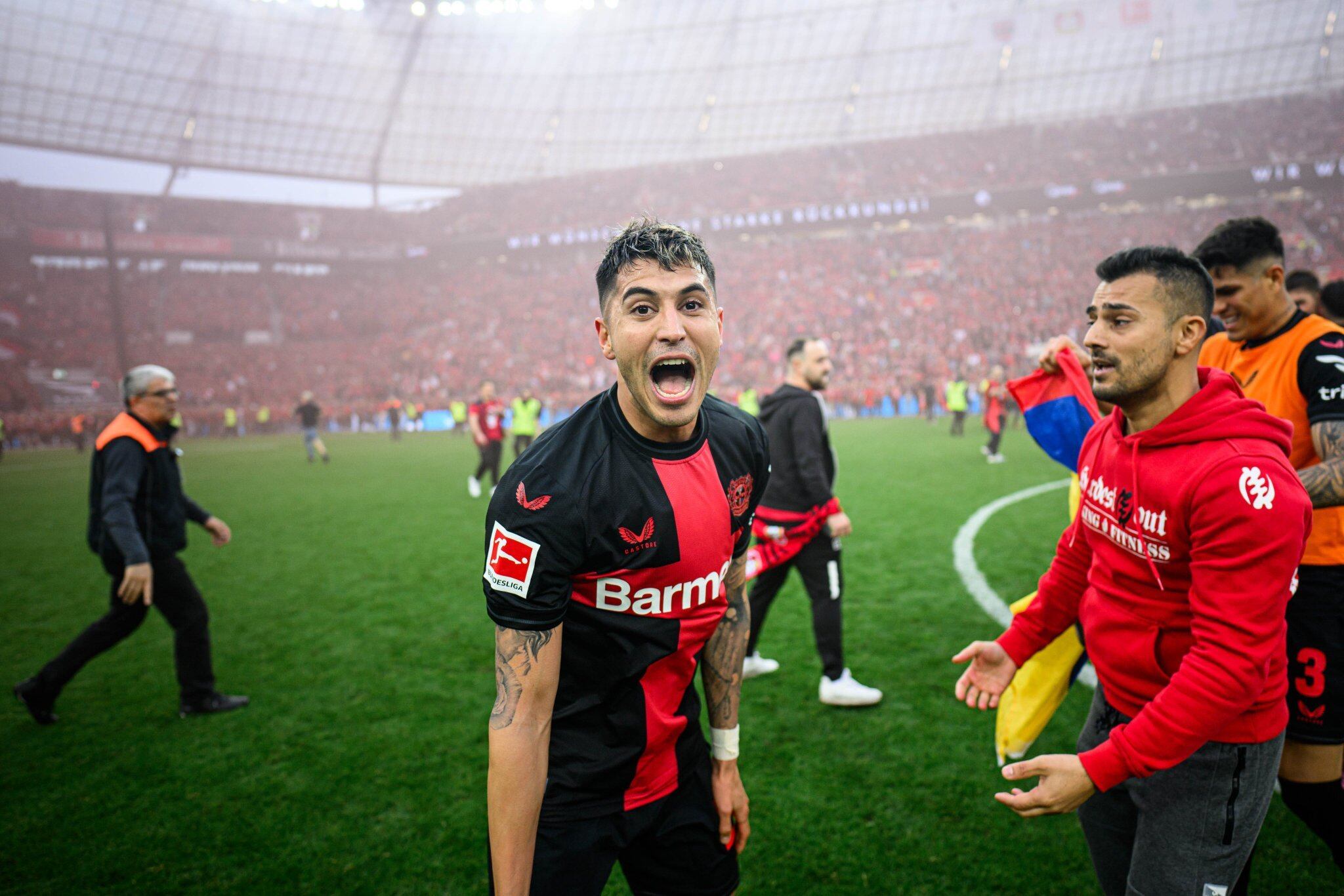 Con Exequiel Palacios en el plantel, el Bayern Leverkusen se consagró campeón de la Bundesliga por primera vez en su historia.