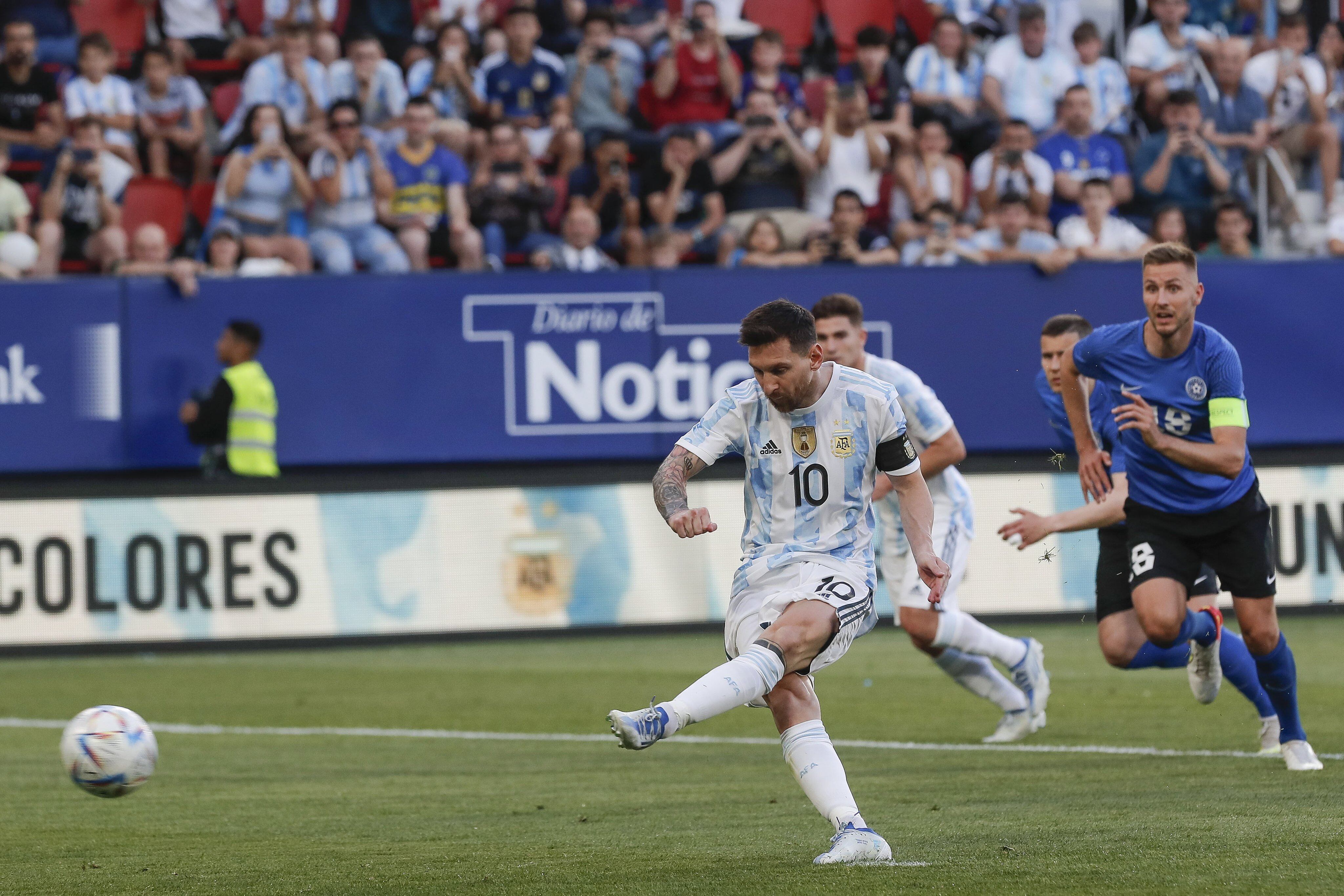 Lionel Messi logró un nuevo récord en su carrera.