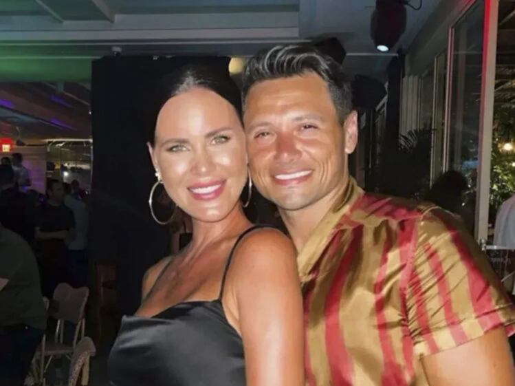 Mauro Zárate y Natalie Weber