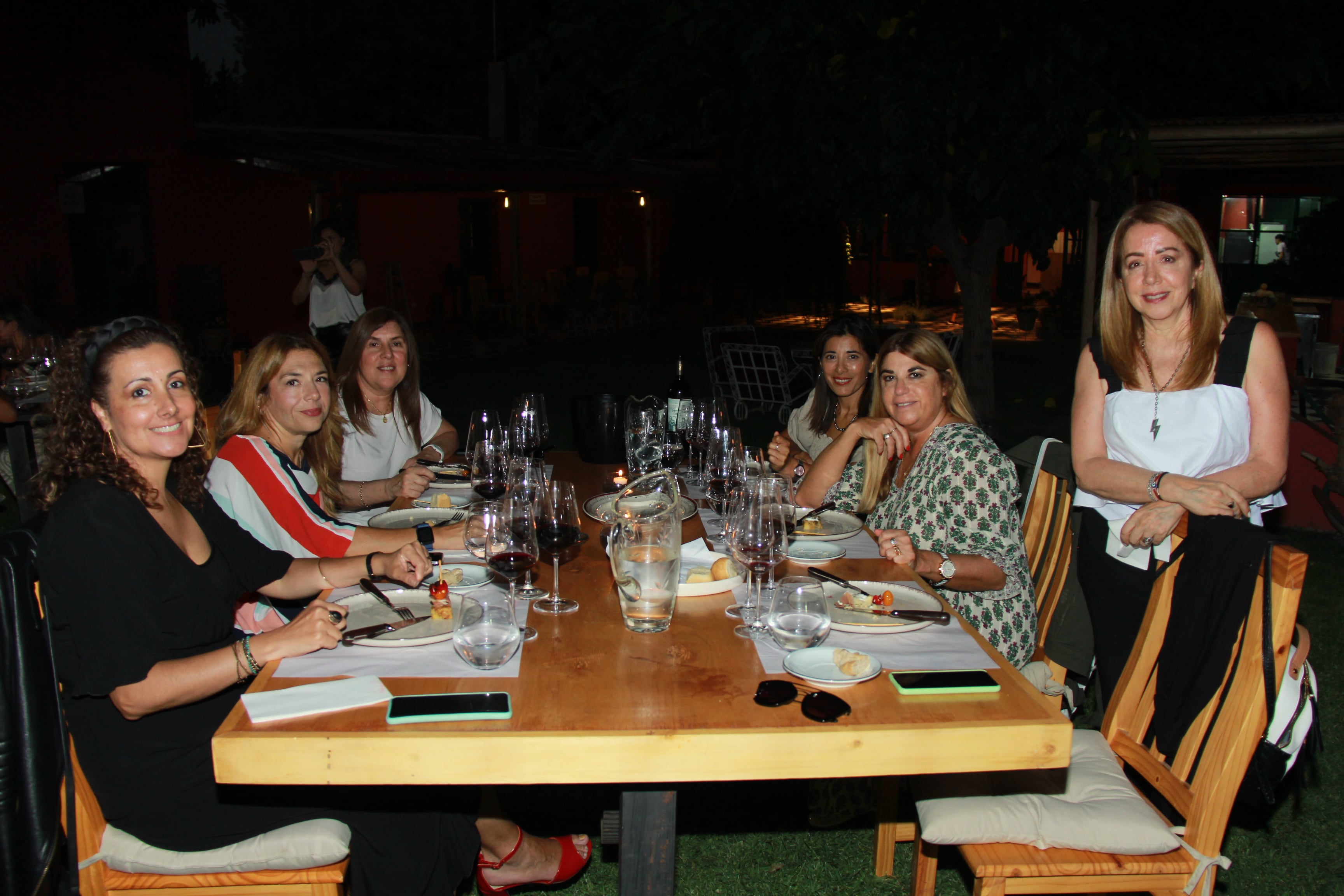 Valeria Basualdo, Paula Nesi, Ana Gaibazzi, Gabriela Arriagada, Alejandra Alonso y Adriana Martínez.