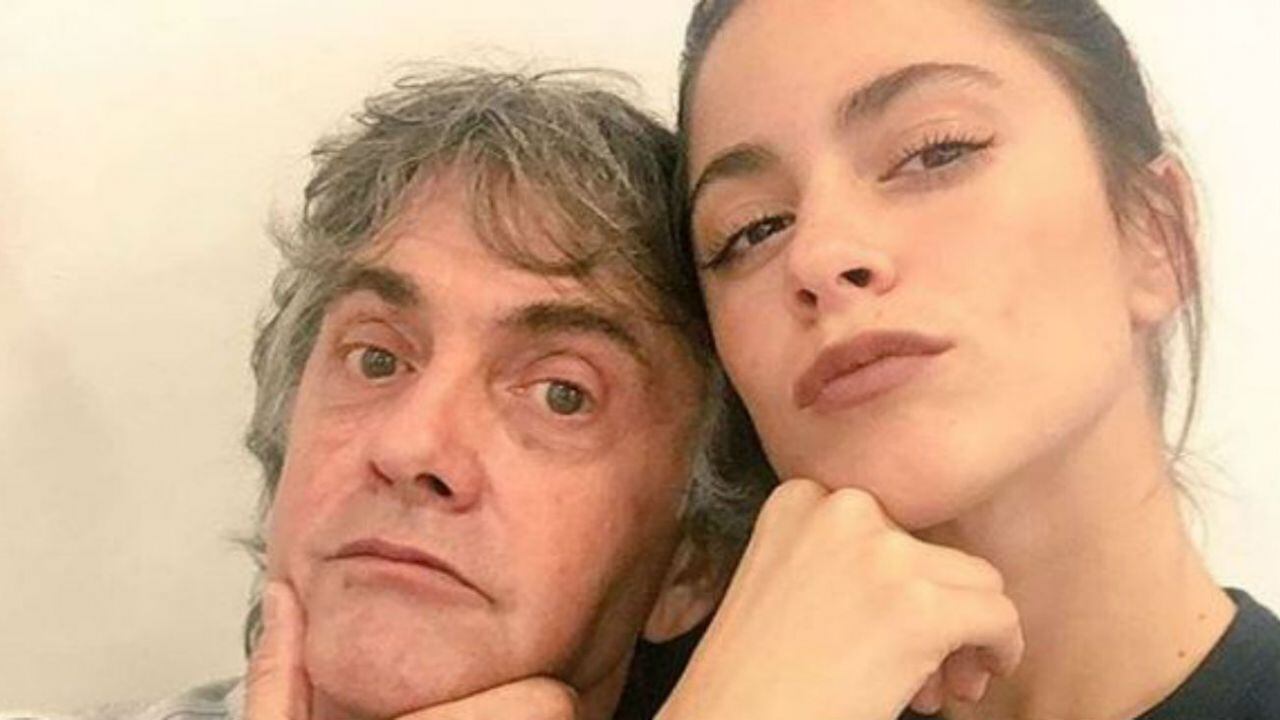 Tini Stoessel junto a su padre. 