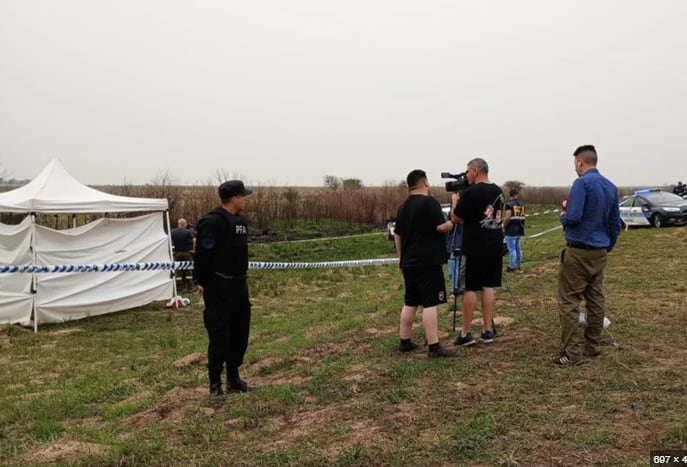 Dio negativo el peritaje de una tumba en la búsqueda de Loan Peña. Foto: Corrientes al Día