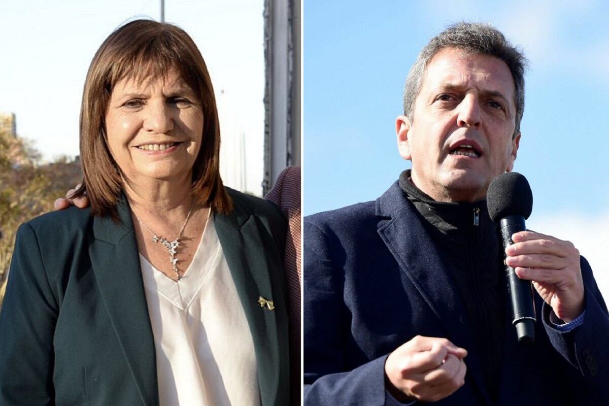 Patricia Bullrich y Sergio Massa