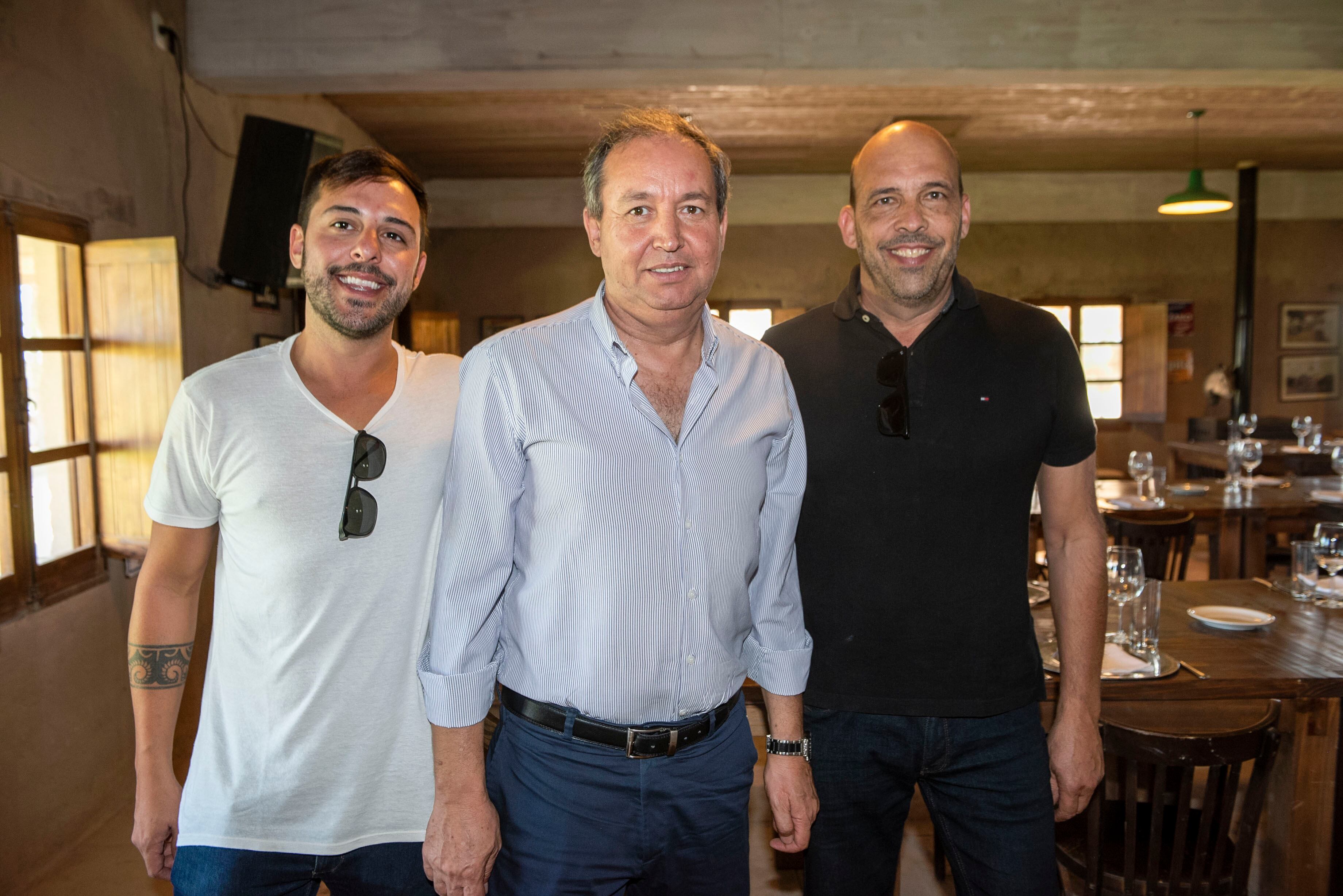 Lucas Tagarot, Eloy Guerrero y Alejandro Tagarot.