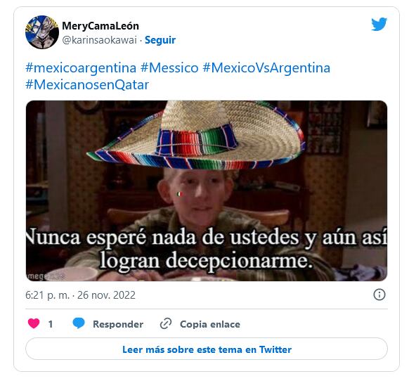 Las redes se llenaron de memes luego del triunfo de Argentina.