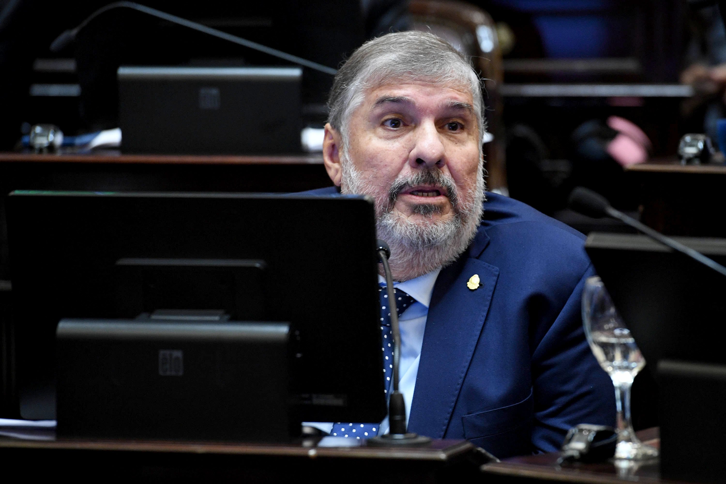 José Mayans, presidente del interbloque del Frente de Todos (Foto: Comunicación Senado)