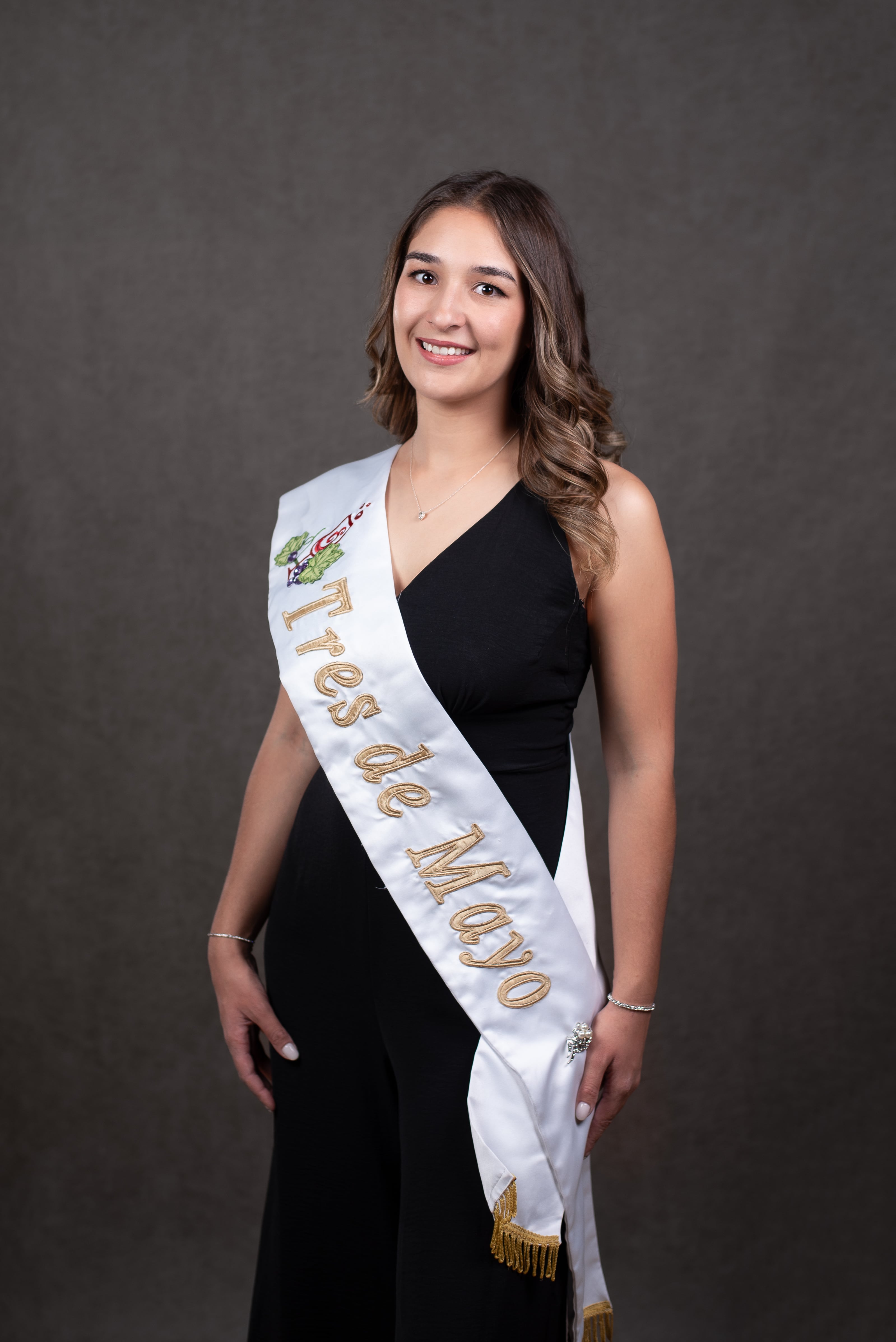 María Agustina Galbani, representante de Tres de Mayo, busca coronarse en la celebración de Lavalle "Vendimia de un Vino Joven".