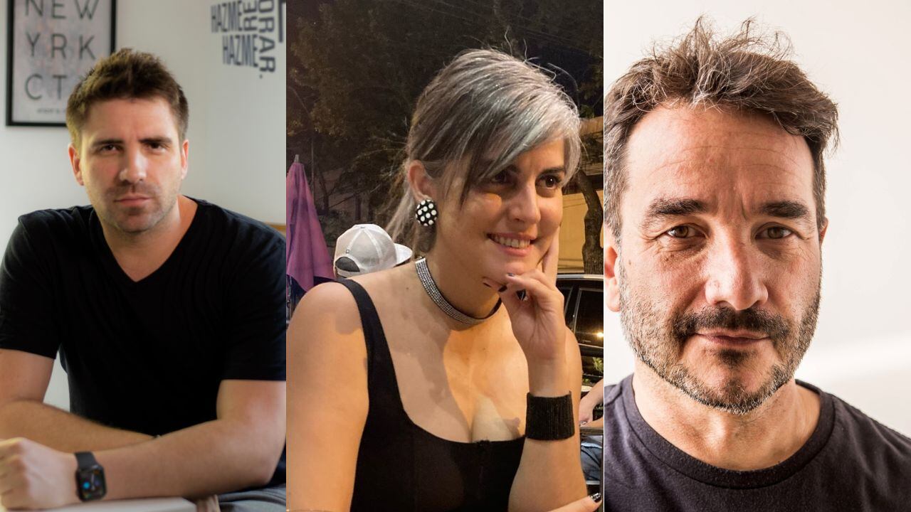 Ramiro Navarro (Frontera+), Dámaris Rendón (Años Luz) y Marcelo Ortega (Oeste Films y FilmAndes), productores audiovisuales de Mendoza que destacan los beneficios del cash rebate.