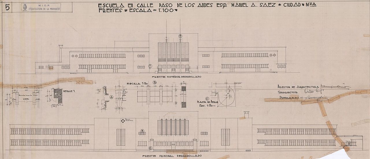 Joyas arquitectónicas, escuela Videla Correas