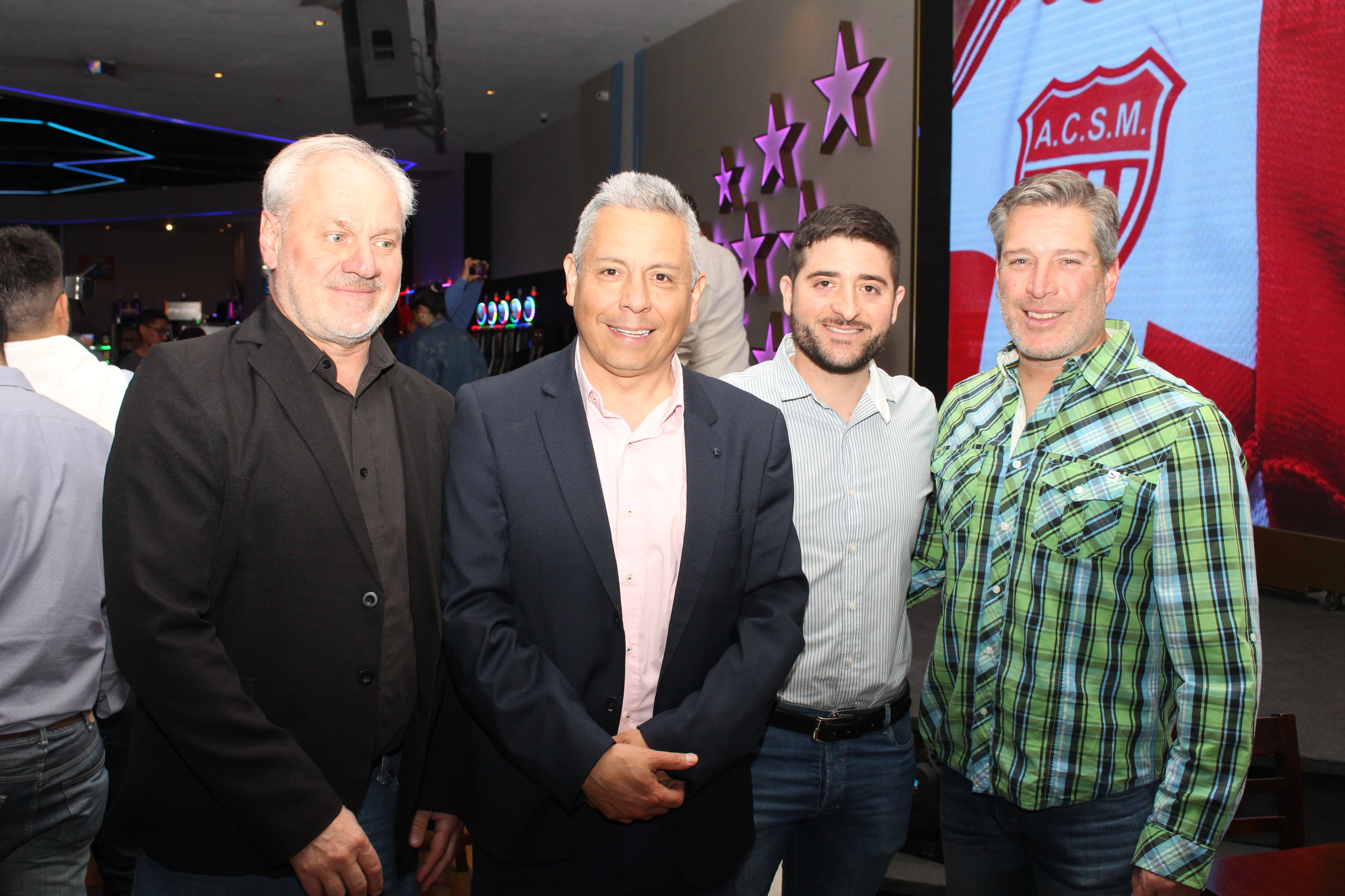 Jorge Fontana, Mario Rivero, Carlos Abdala y Mauricio Castillo.