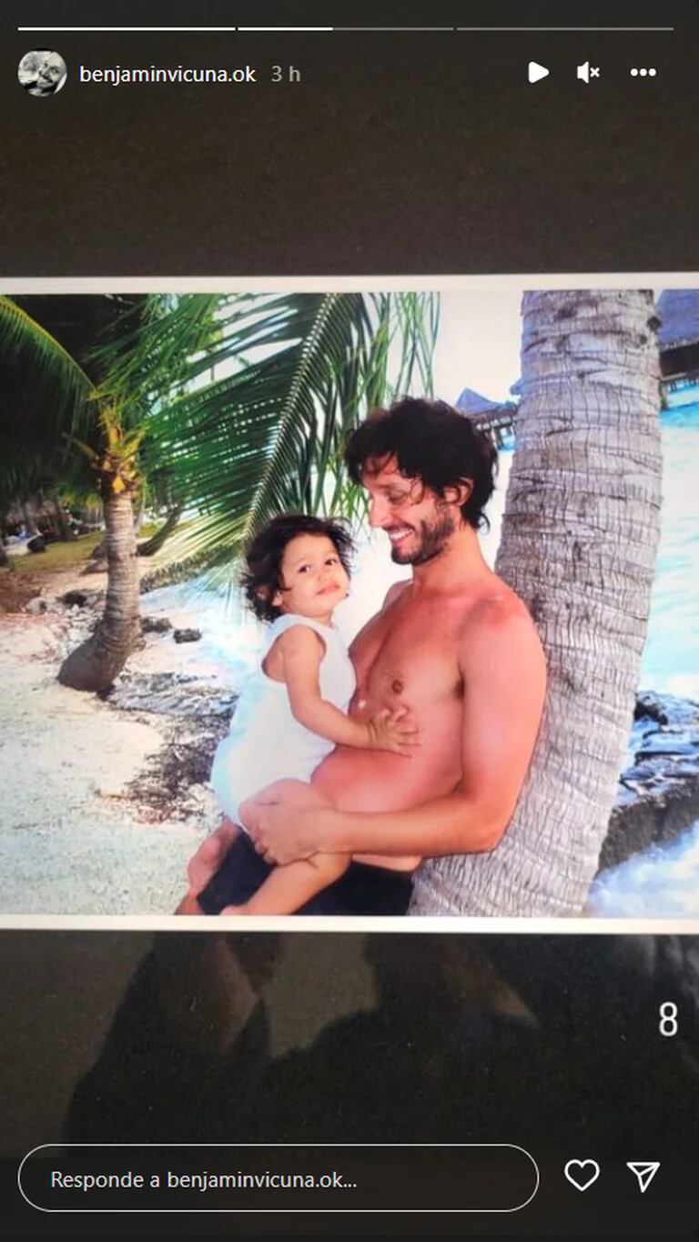 La foto inédita del actor con su hija Blanca.