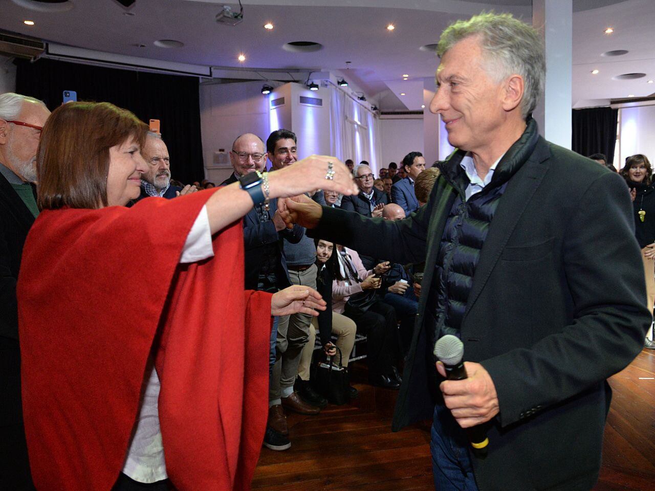 Patricia Bullrich y Mauricio Macri.