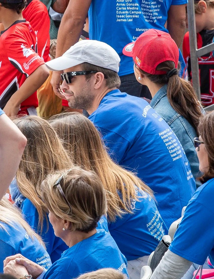 Shakira y Gerard Piqué se cruzaron en un evento de uno de sus hijos.