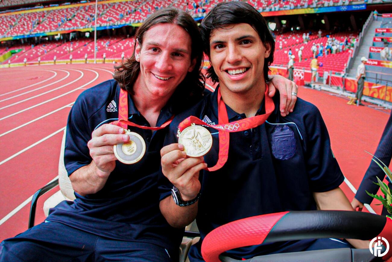 Messi y Agüero ganaron para Argentina la medalla olímpica en Beijing 2008