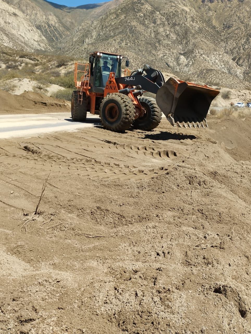 Alud en la ruta 7: cómo fue el operativo, cómo está hoy el tránsito y qué dice la nueva alerta. Foto: Gentileza Vialidad Nacional