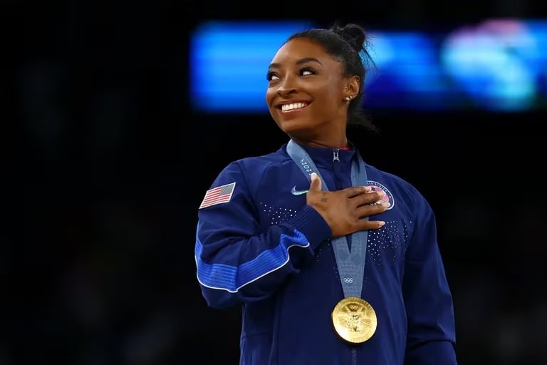 Así fue la boda de Simone Biles, en 2023.