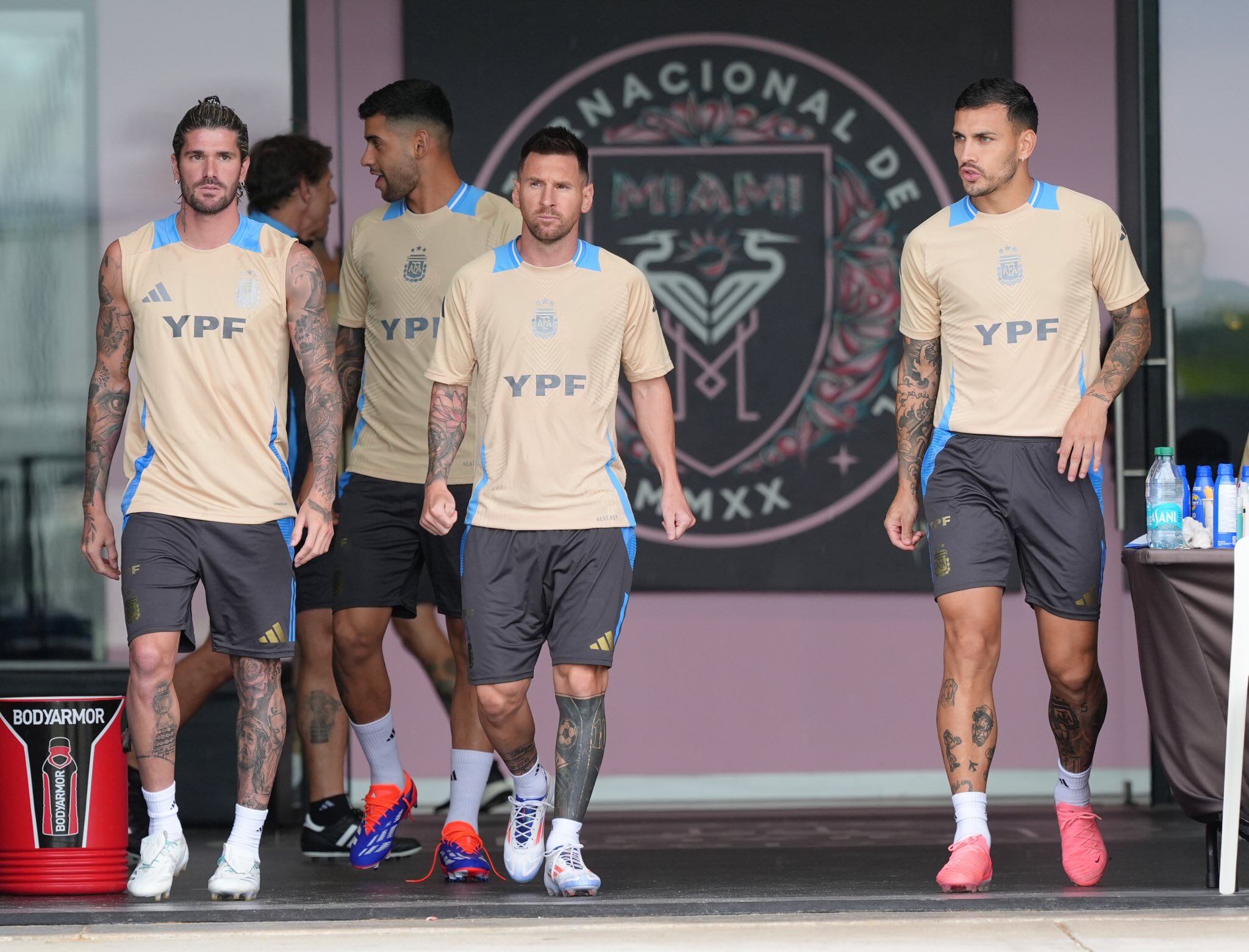 La selección se prepara para la Copa América. Foto: Argentina.