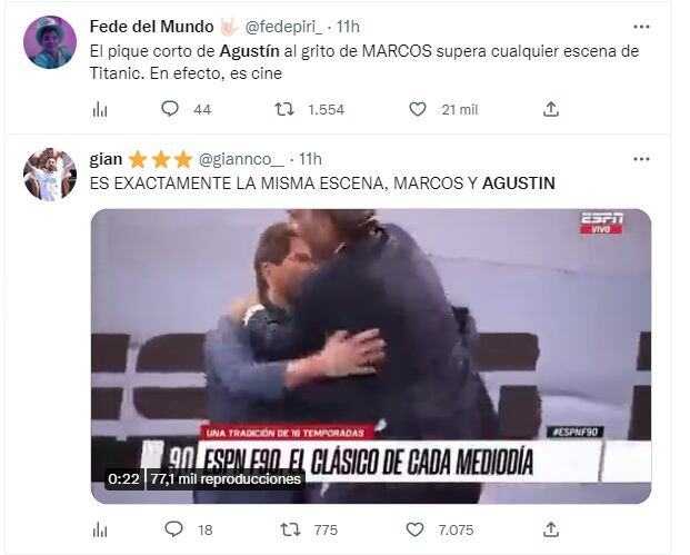 Memes por el reencuentro de Agustín y Marcos en Gran Hermano