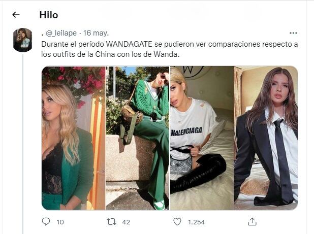 En caso Wandagate se las pudo ver a ambas con los mismos tonos y estilos. 