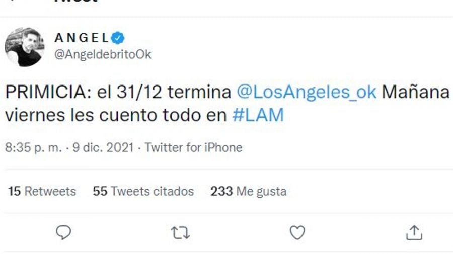 Ángel de Brito y su futuro laboral incierto tras anunciar el fin de LAM