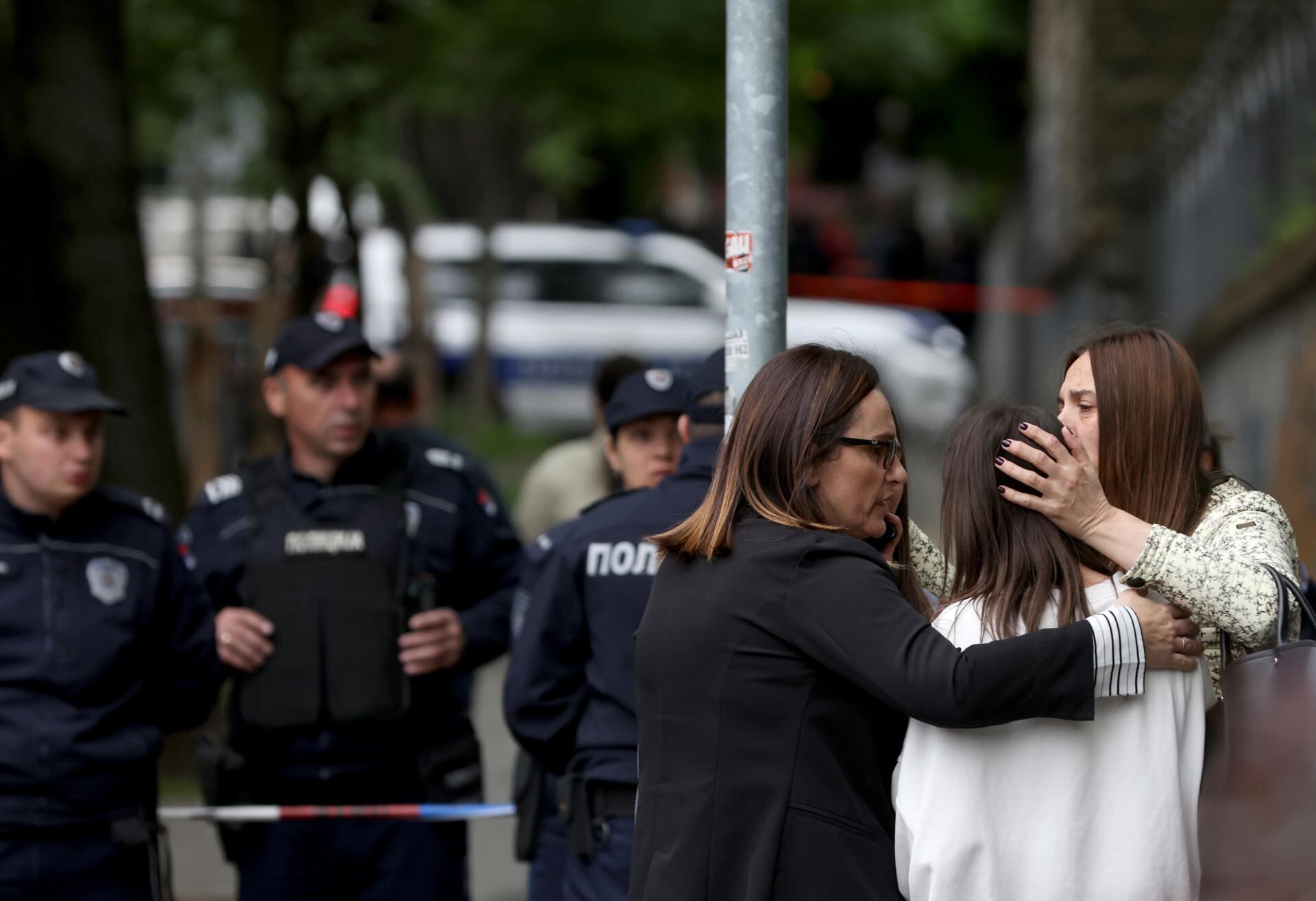 Tiroteo en Belgrado. / Foto: EFE/EPA/ANDREJ CUKIC
