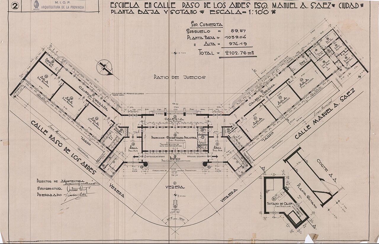 Joyas arquitectónicas, escuela Videla Correas