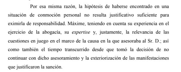 Sentencia a Ana Rosenfeld