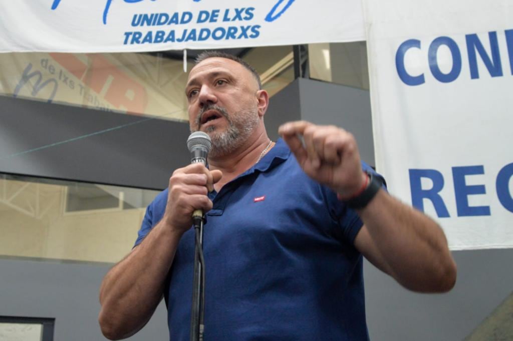 Ricardo Letard, secretario general del gremio de Camioneros en Mendoza.