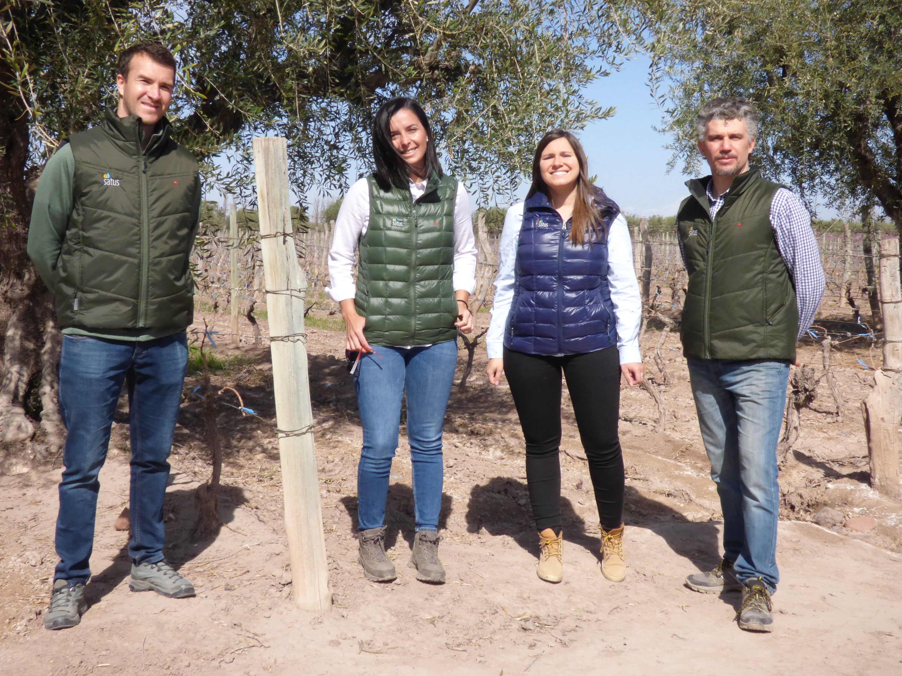 Ing. Agr. Fernando Robledo, Ing Agr. Nicol Monteleone, Ing. Agr. Agustina Pelayes e Ing. Agr. Leandro Winkelmann.