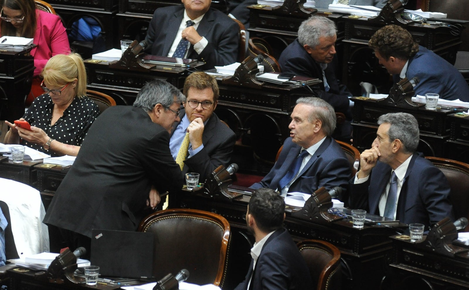 Escándalo en Diputados y marcha atrás con la ley ómnibus: vuelve a comisión por pedido de Javier Milei. Foto: Federico Lopez Claro