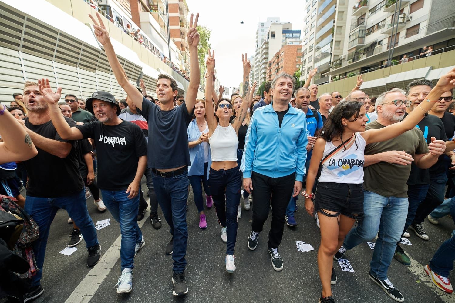 Máximo Kirchner llamó a manifestarse. 